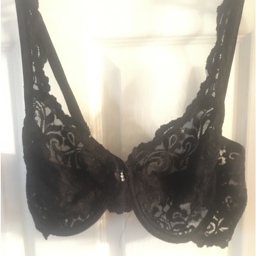 Smart Sexy 36D black lace bra.